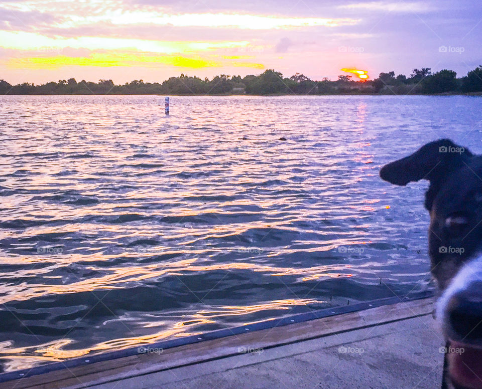 Water, Sunset, Lake, Landscape, Reflection