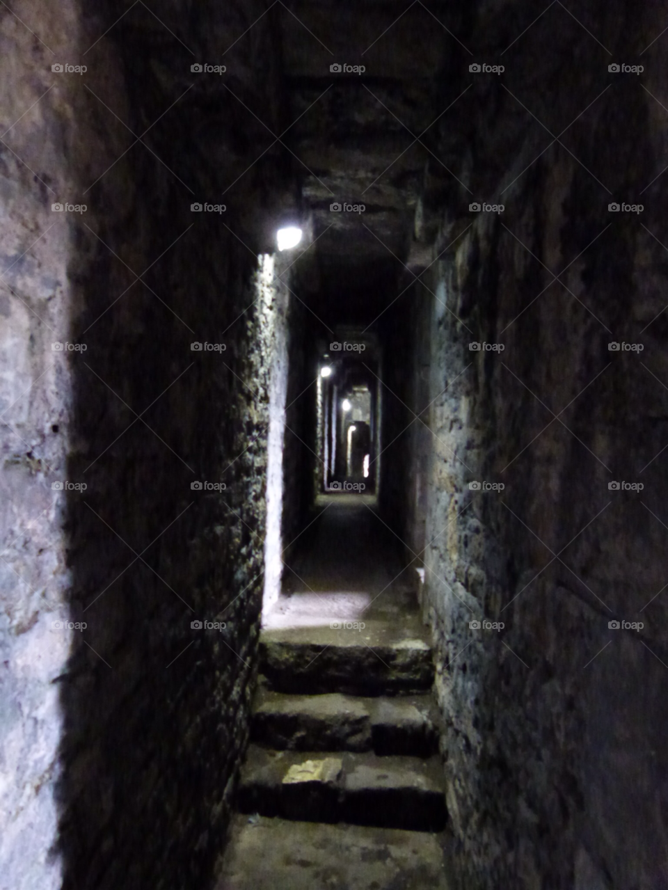 dark castle spooky corridor by samspeed87