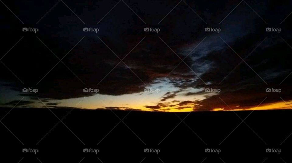 Sunset from  Farm Zaer Morocco