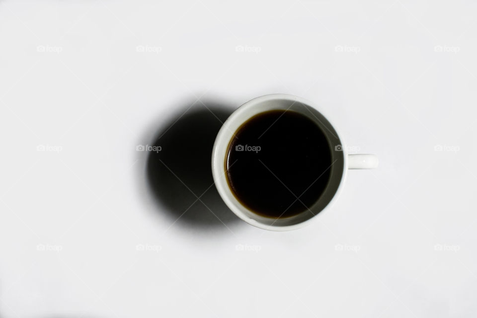 Black Coffee White Cup