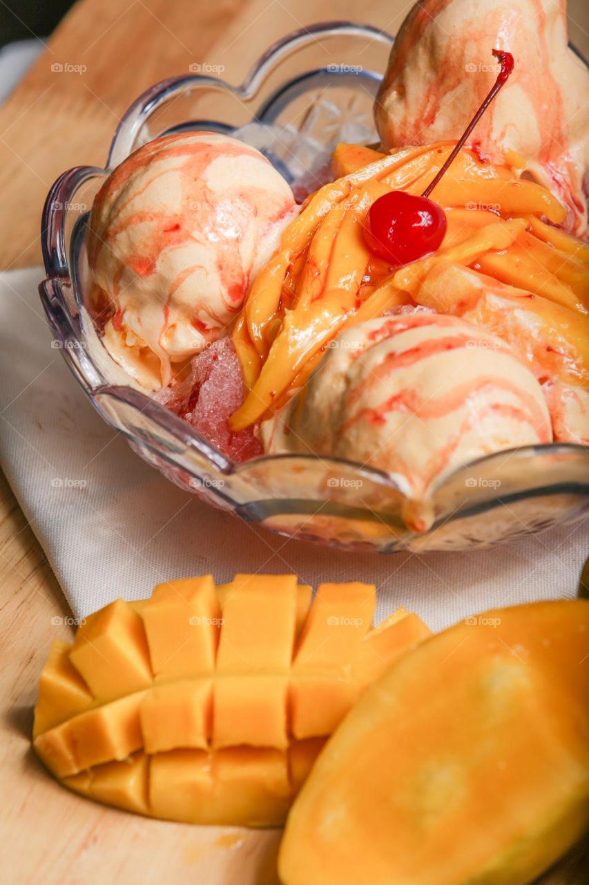 Mango Ice Cream