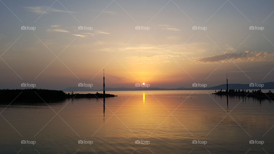 Balatonlelle Sunset-Hungary
