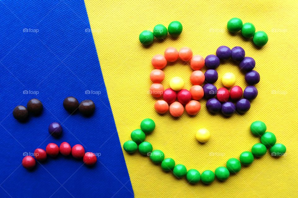 Don't Worry be Happy, complementary colors