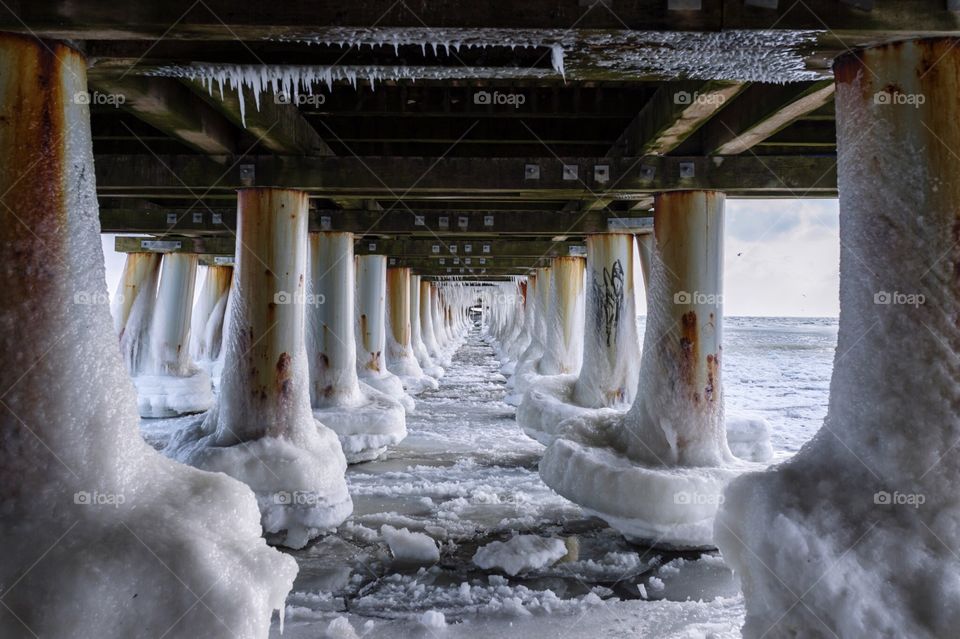 Under the pier