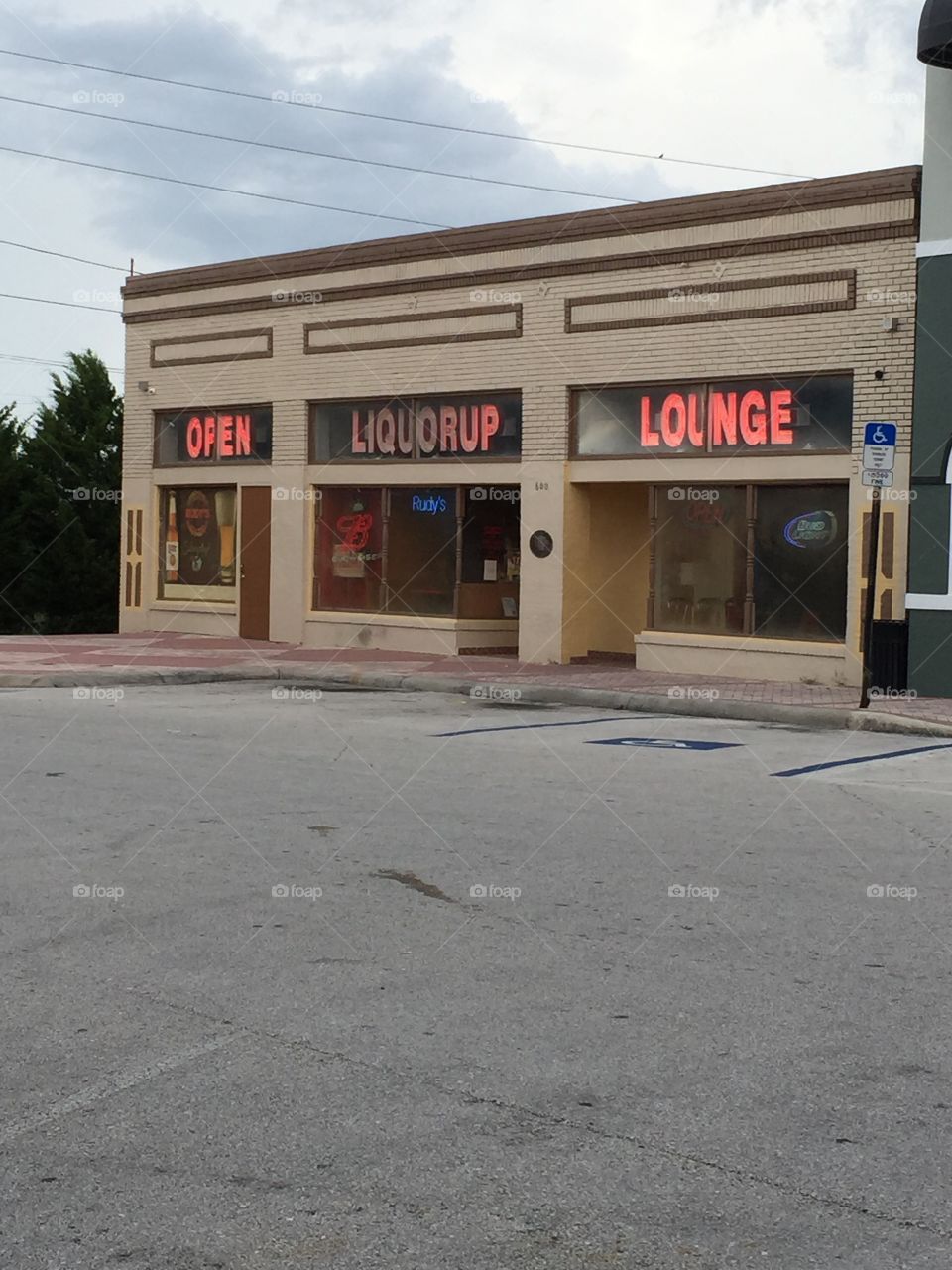 Liquor in Haines City. Sunday afternoon in August 2015 in Haines City, Florida.