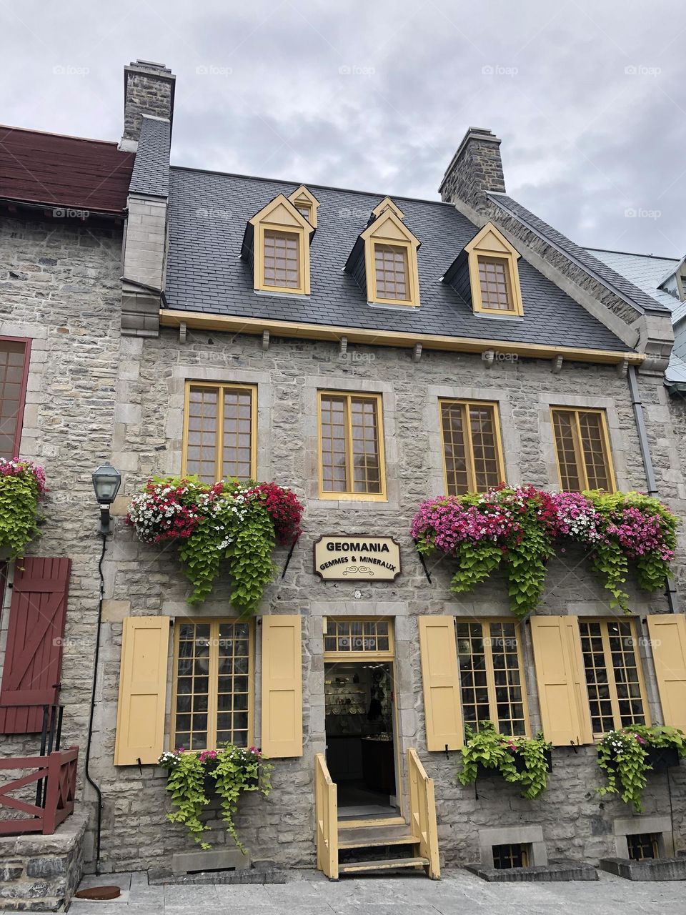 Charming house with yellow windows