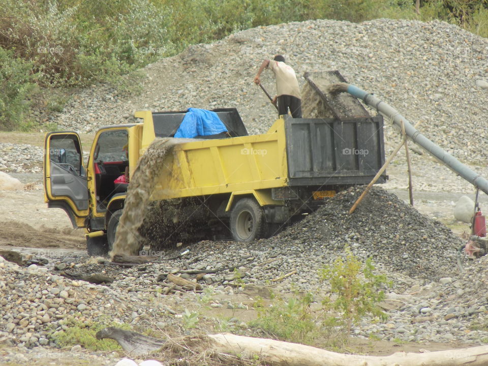 I love the work Load of sand