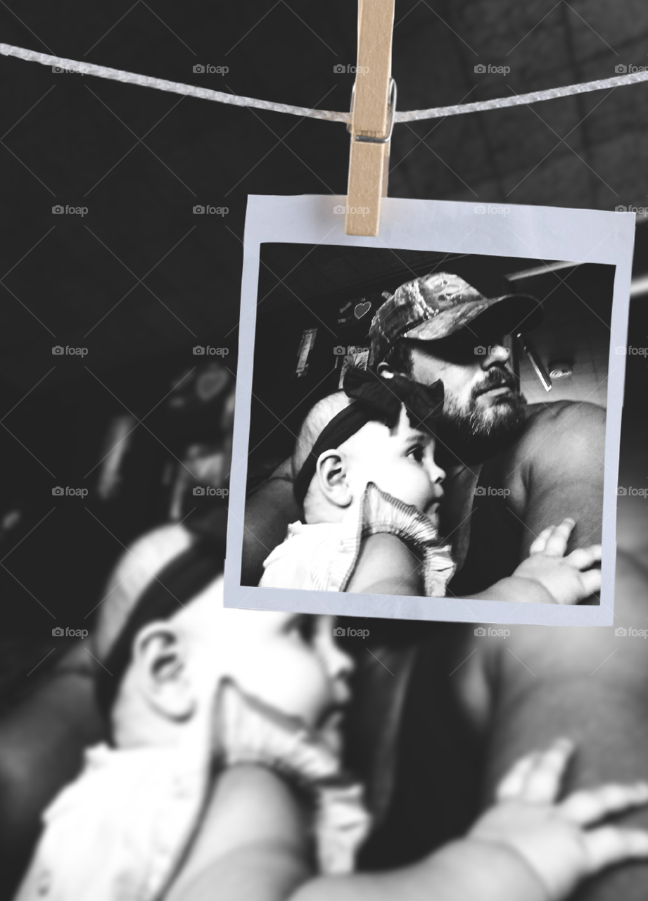 my daughter Bella and I watching some tv.