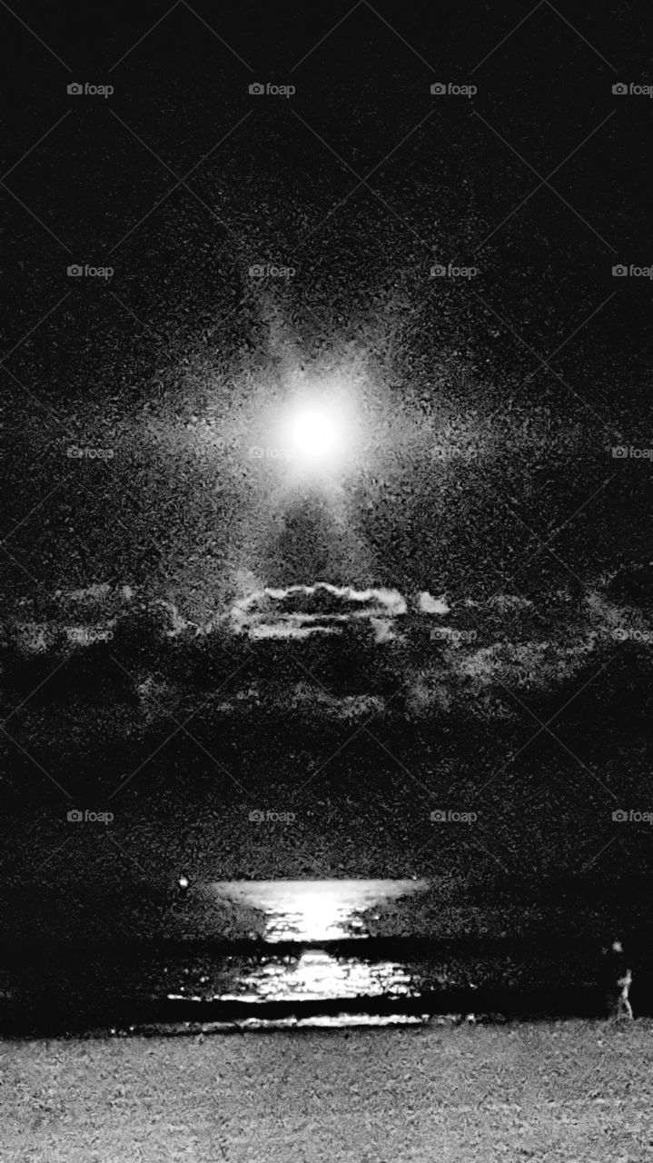 beach moon