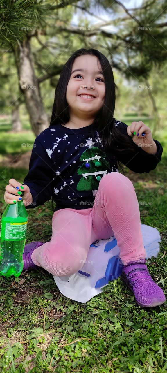 nature grass park girl happy