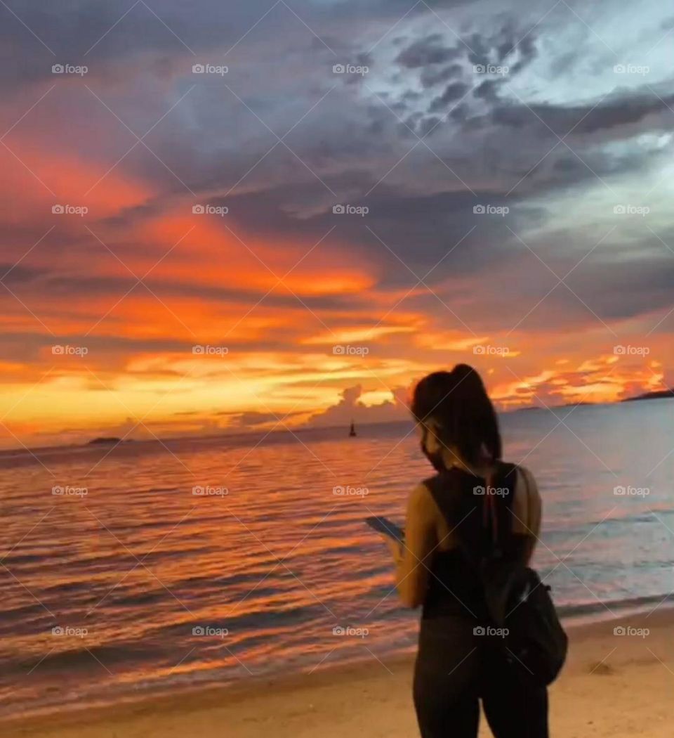 Amazing twilight. Things that are not seen every day 🤩🤩