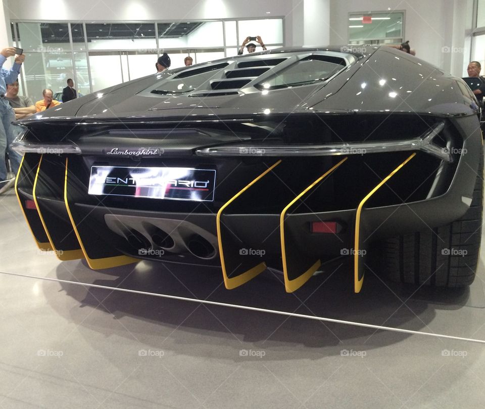 Lamborghini Centinario at the Petersen museum 
