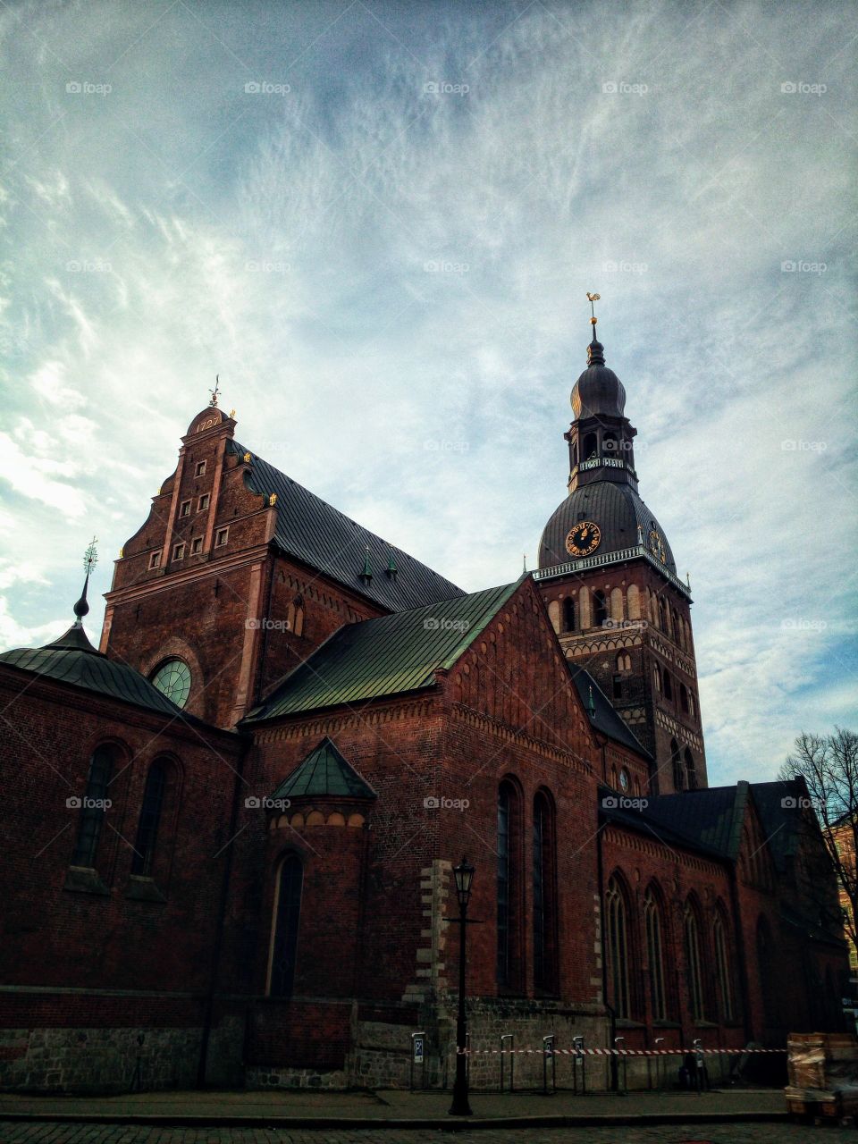 Dome Square, Old Riga, Latvia