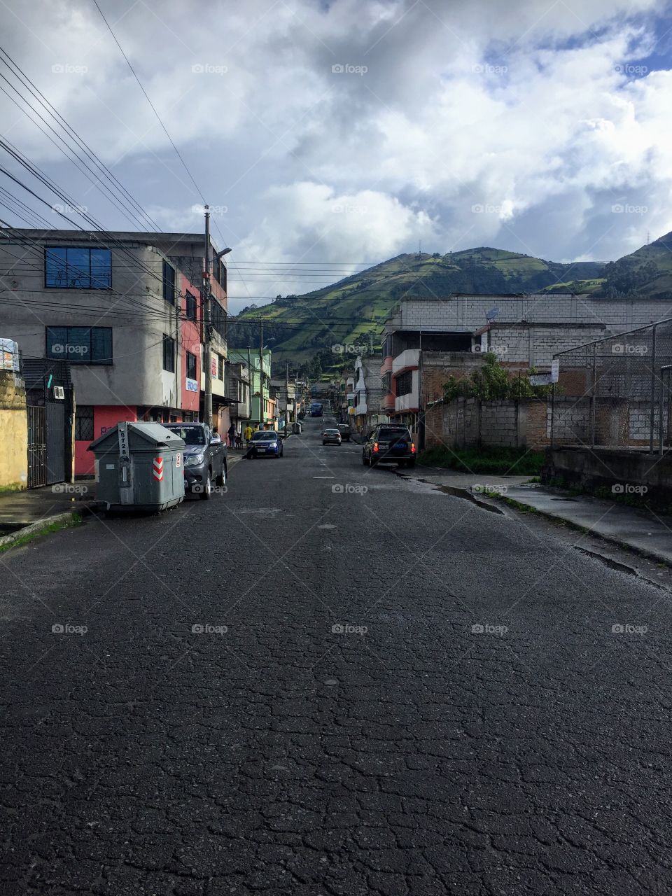Ecuadorian neighborhood.