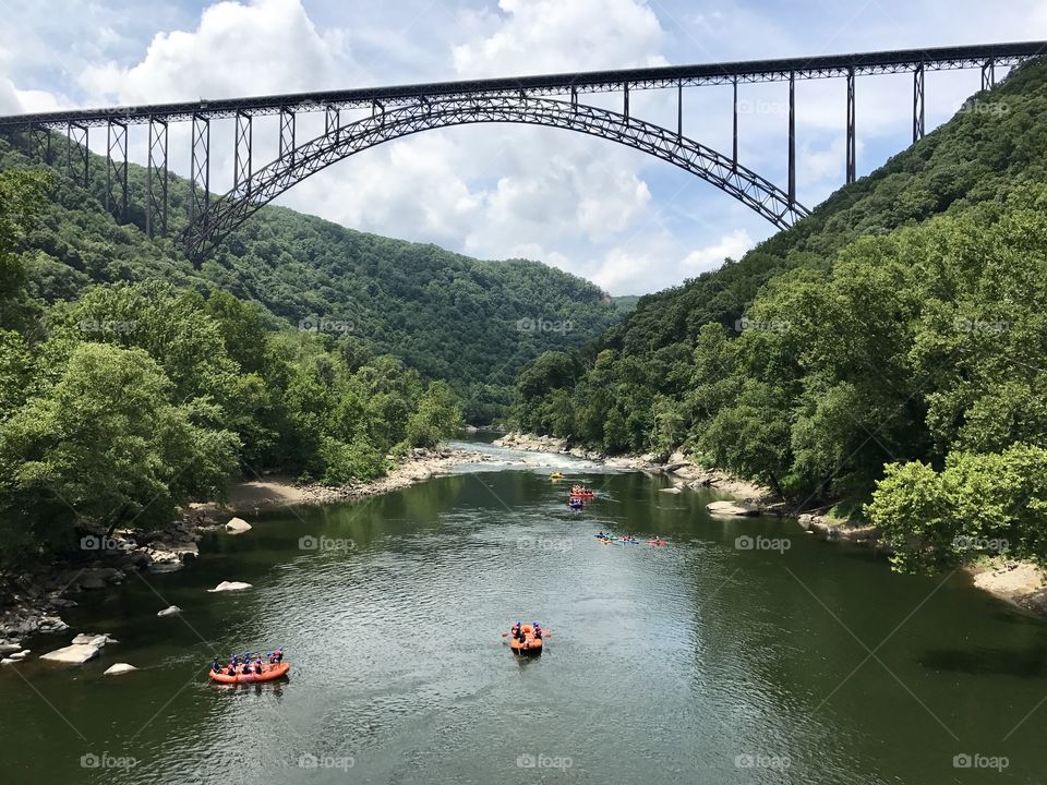 Rafting on the New River in WV