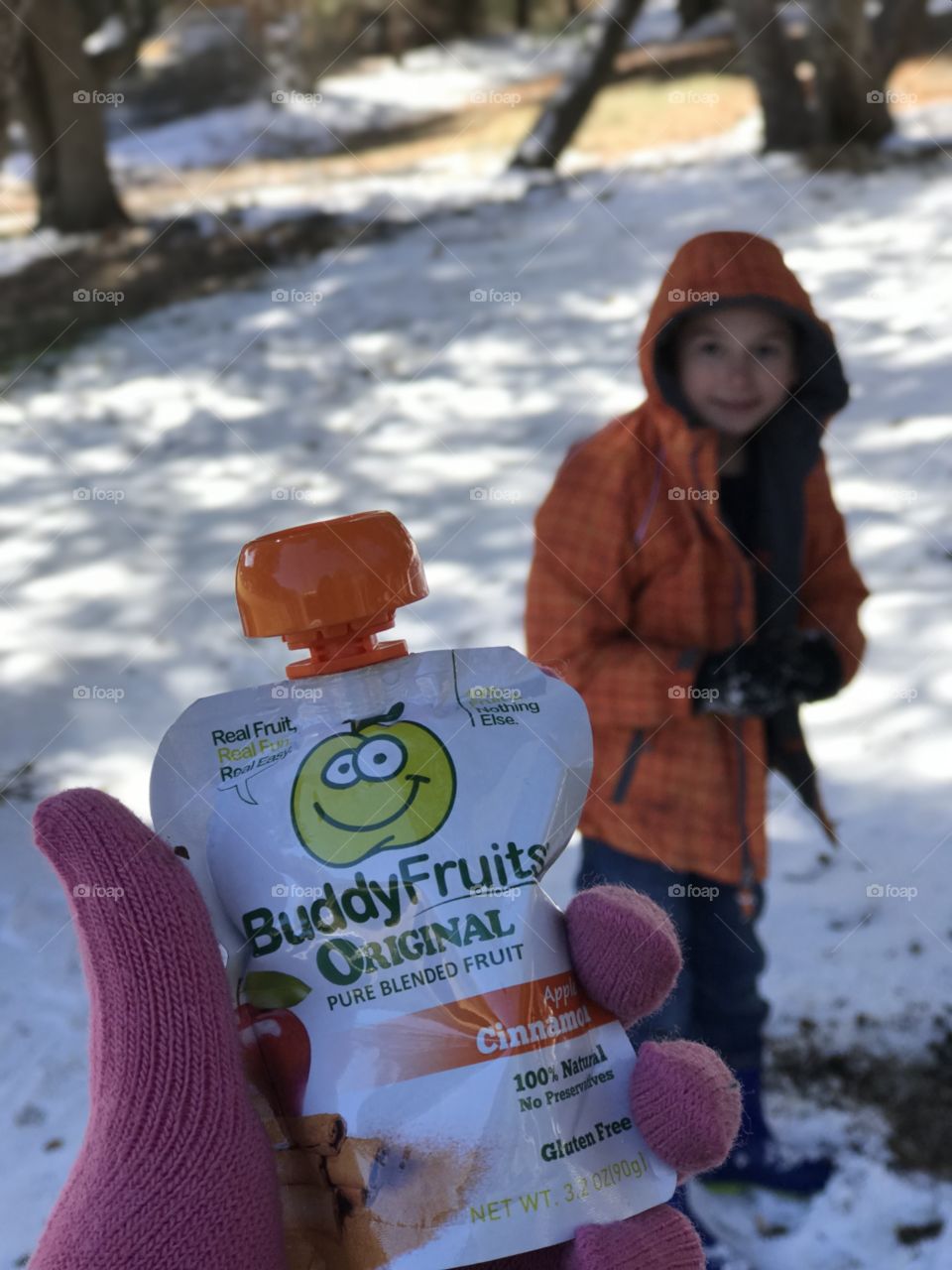 Buddy fruits in the cold