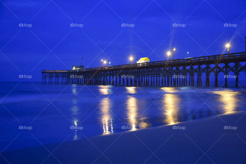 Fishing Pier just before sunrise