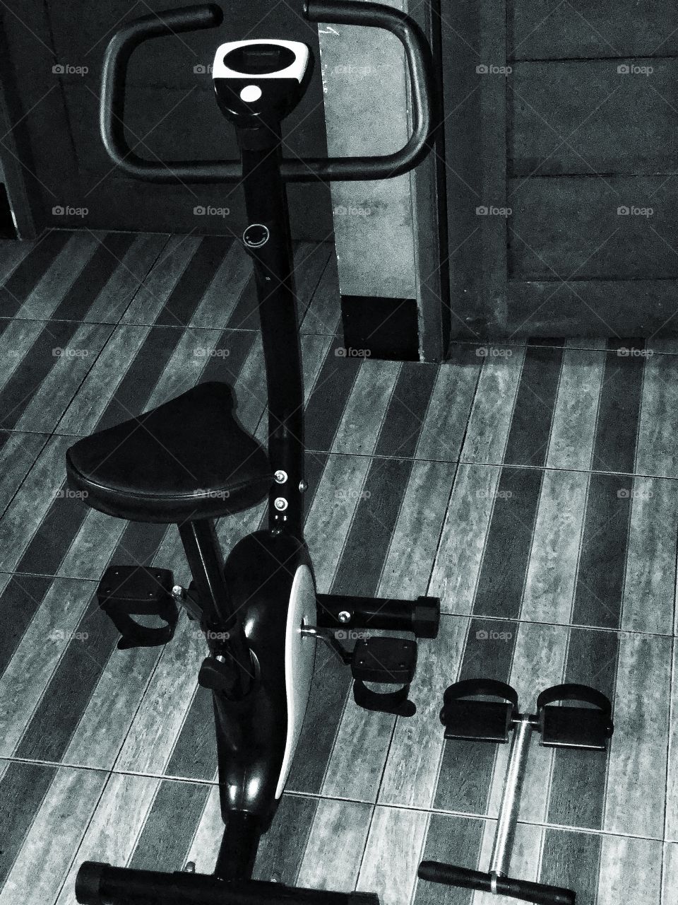 Indoor Exercise Bike & a tummy trimmer. Coz why not? Being stay-at-home mom with a toddler isn't easy to go out and workout in a gym. So having these at home is great for my daily exercise and be physically fit while playing with my tot!