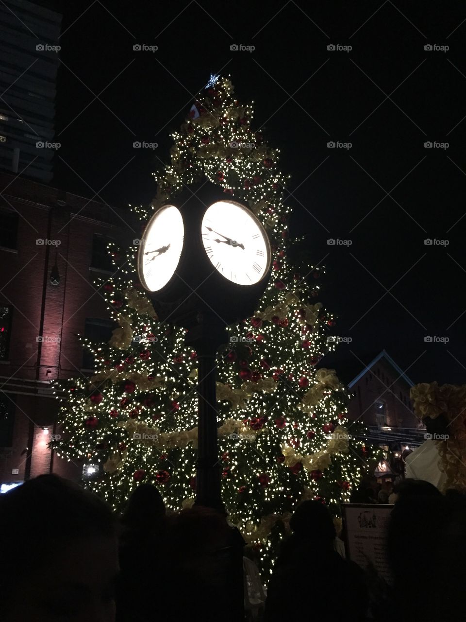 Christmas time at the Distillery District 