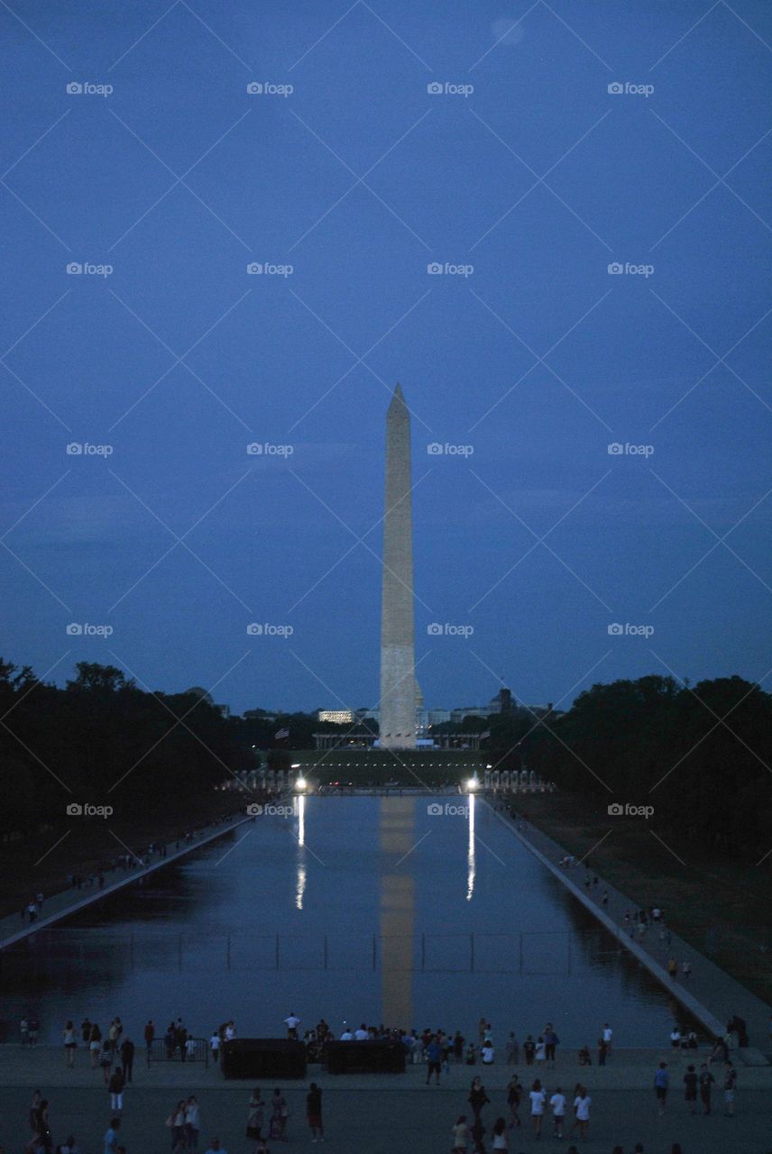 Washington Monument at Night