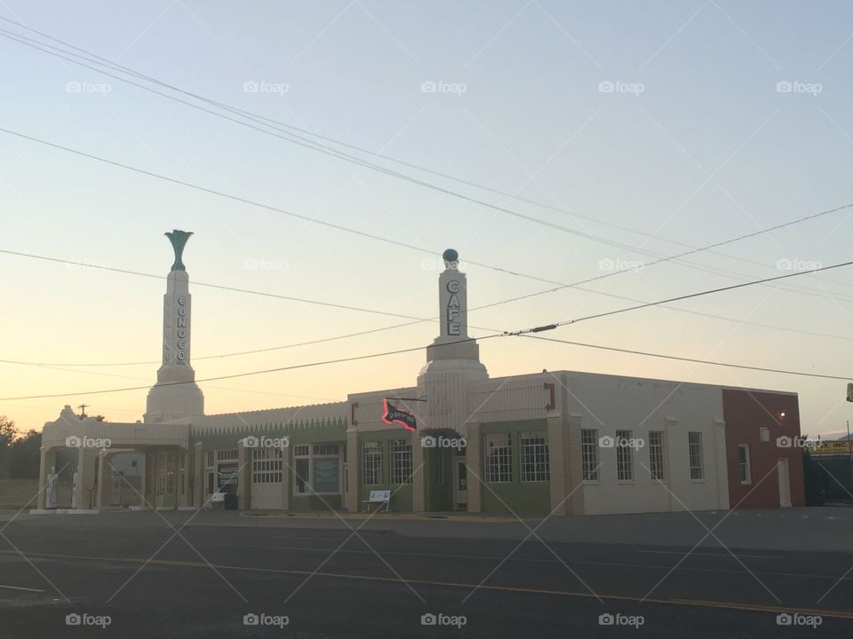 Shamrock, TX Art Deco Gas Station 2016