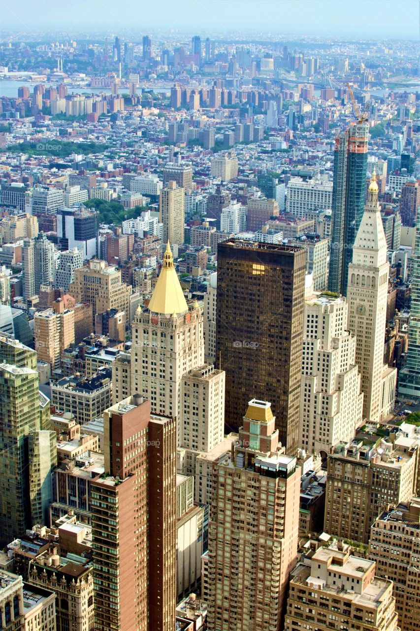 New York City viewed from the Empire State Building 