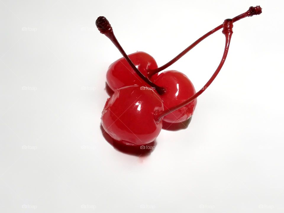 Fresh cherry fruits on the table