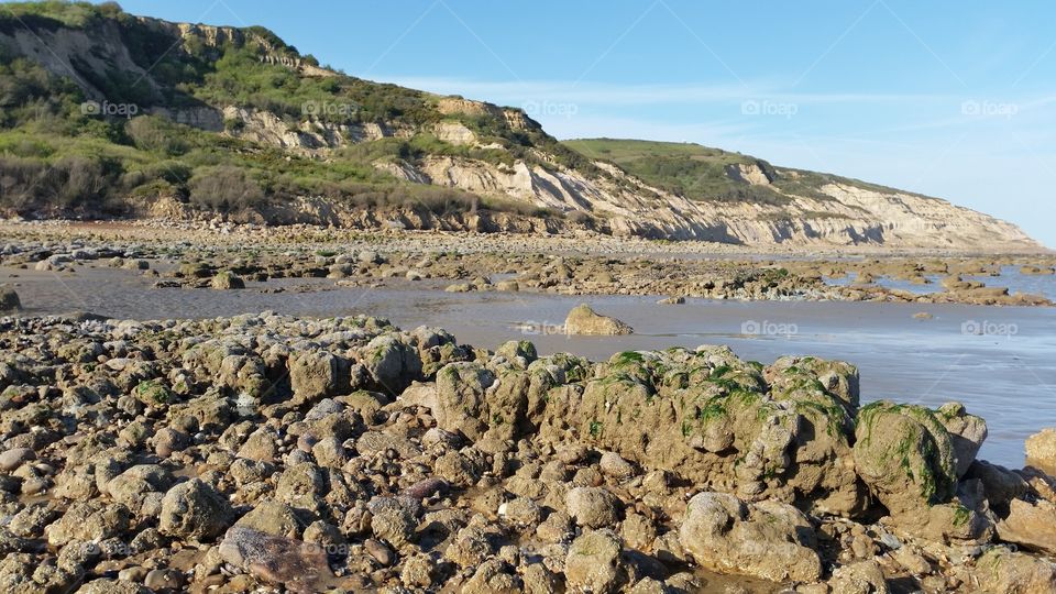 Landscape, No Person, Water, Seashore, Rock