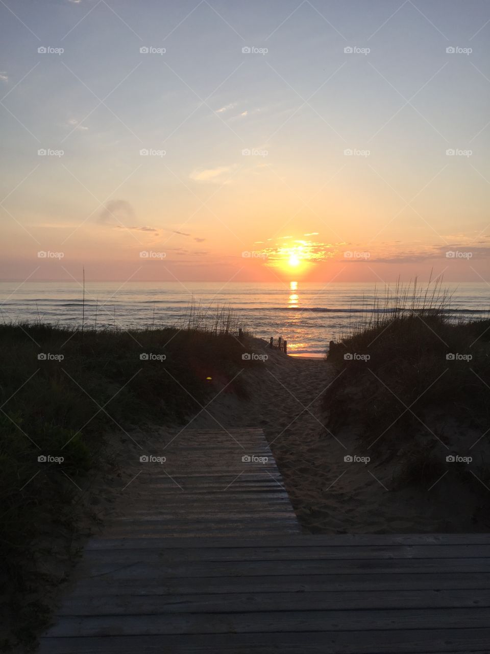 Sunrise on the beach
