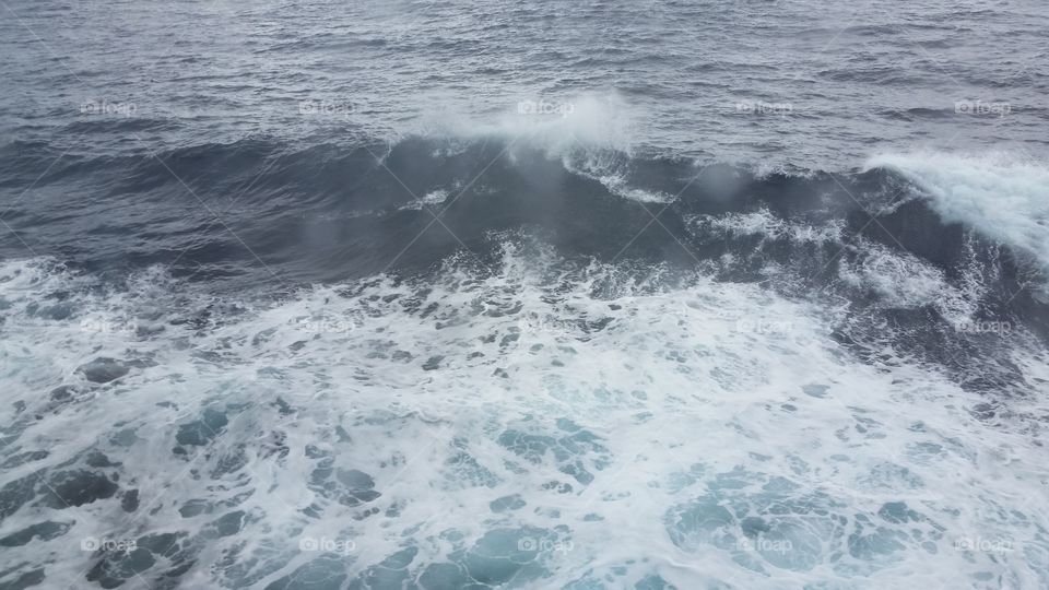 The Blue Ocean. I took this one thru the ship window.