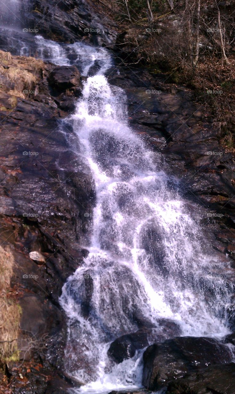 Rocky water fall