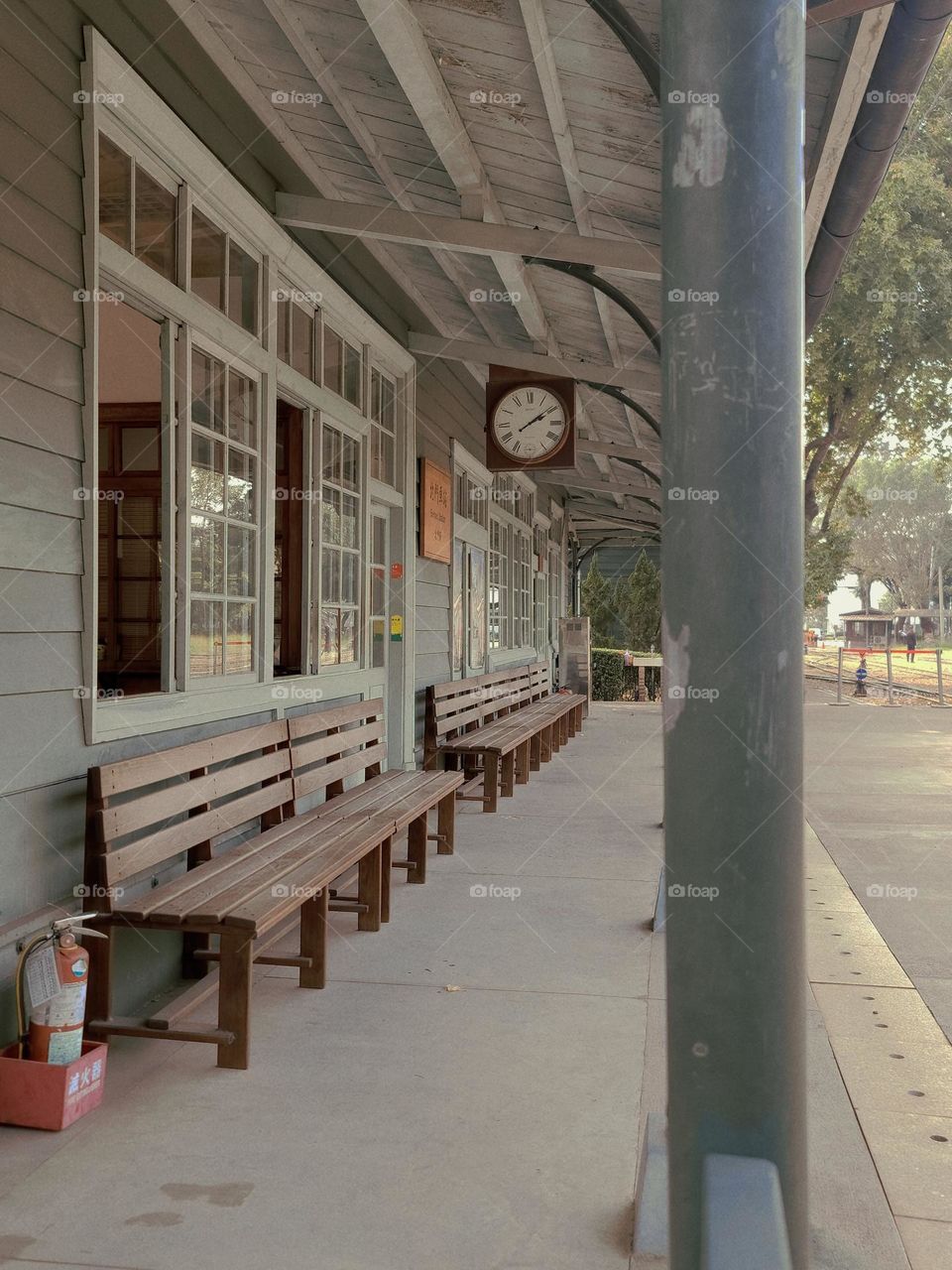 old waiting corridor