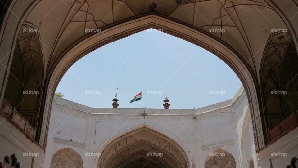 red fort,delhi, india