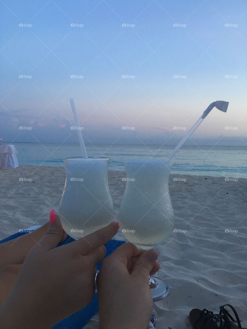 Drinks in paradise