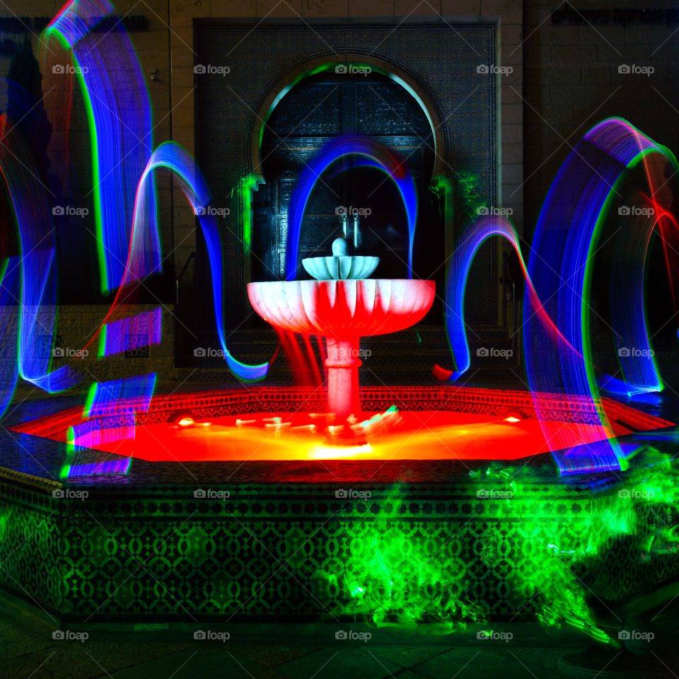 light fountain