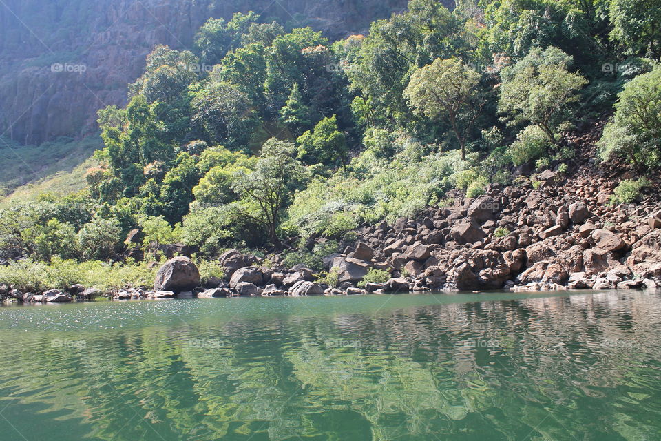 backwater of warana river