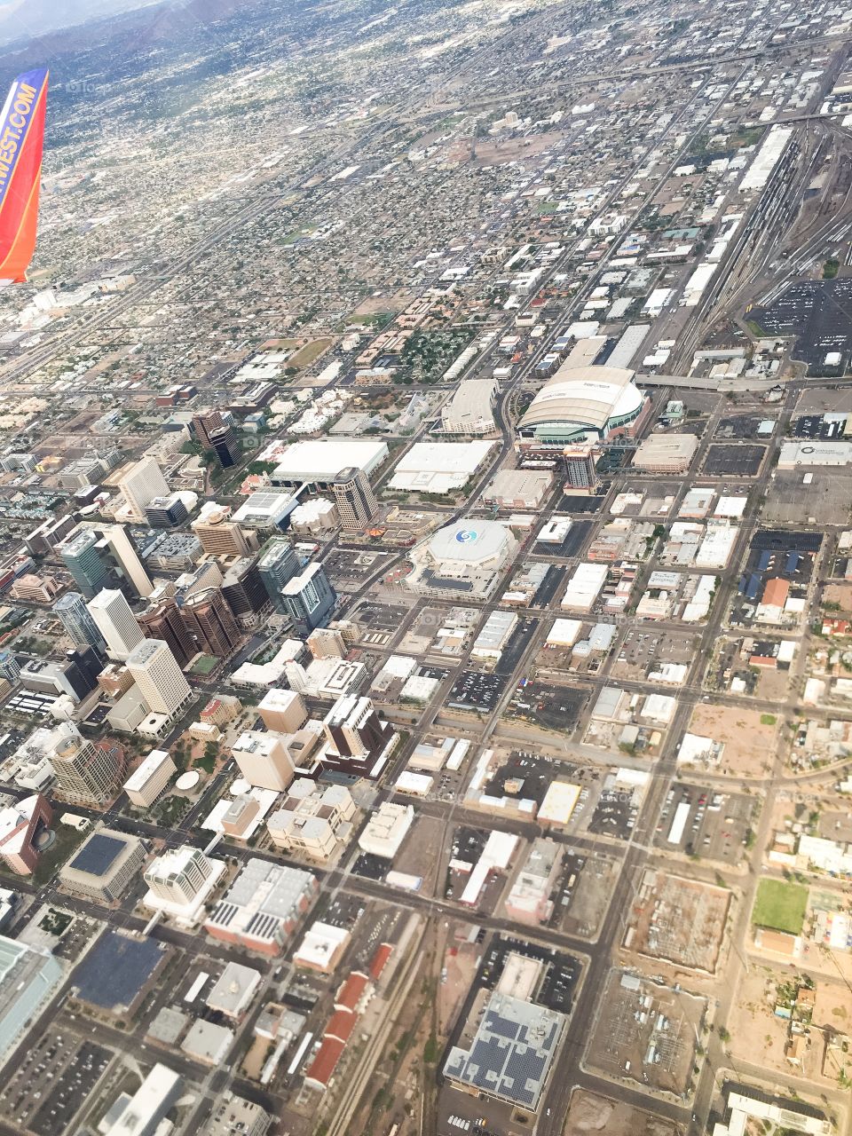 Phoenix, Arizona from above