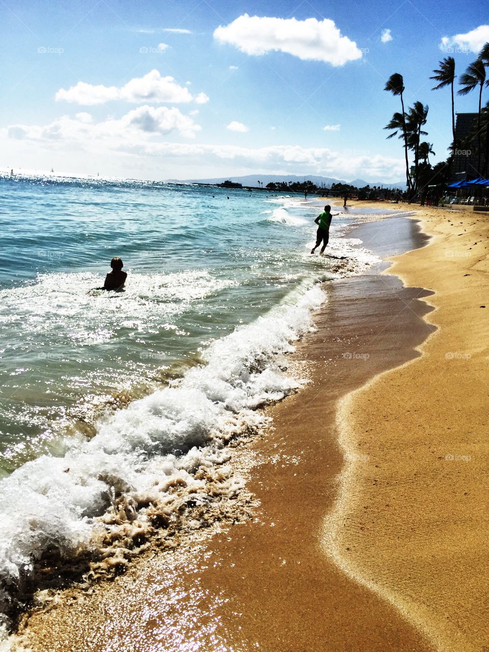 Waikiki beach, Oahu, Hawaii