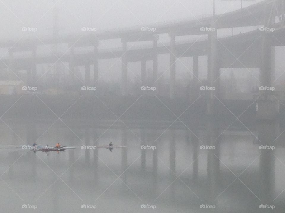 Fishing on the river