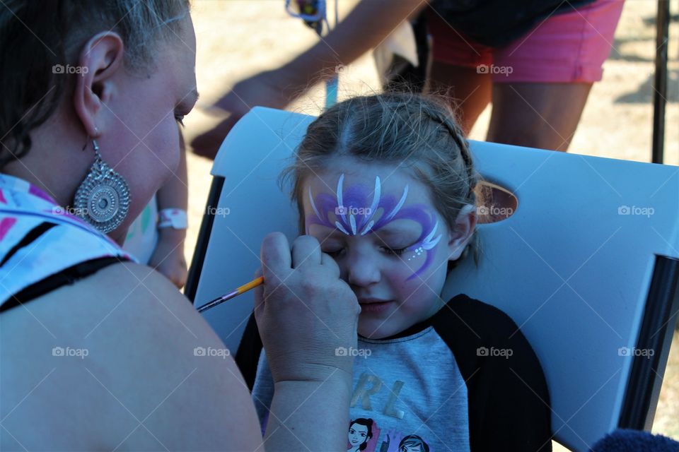 face painting
