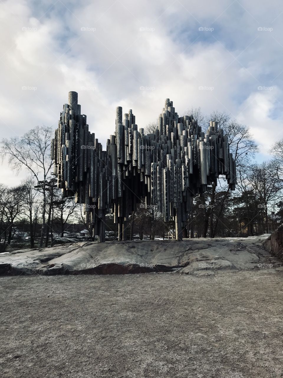 Finnish art - Sibelius Monument - Modern