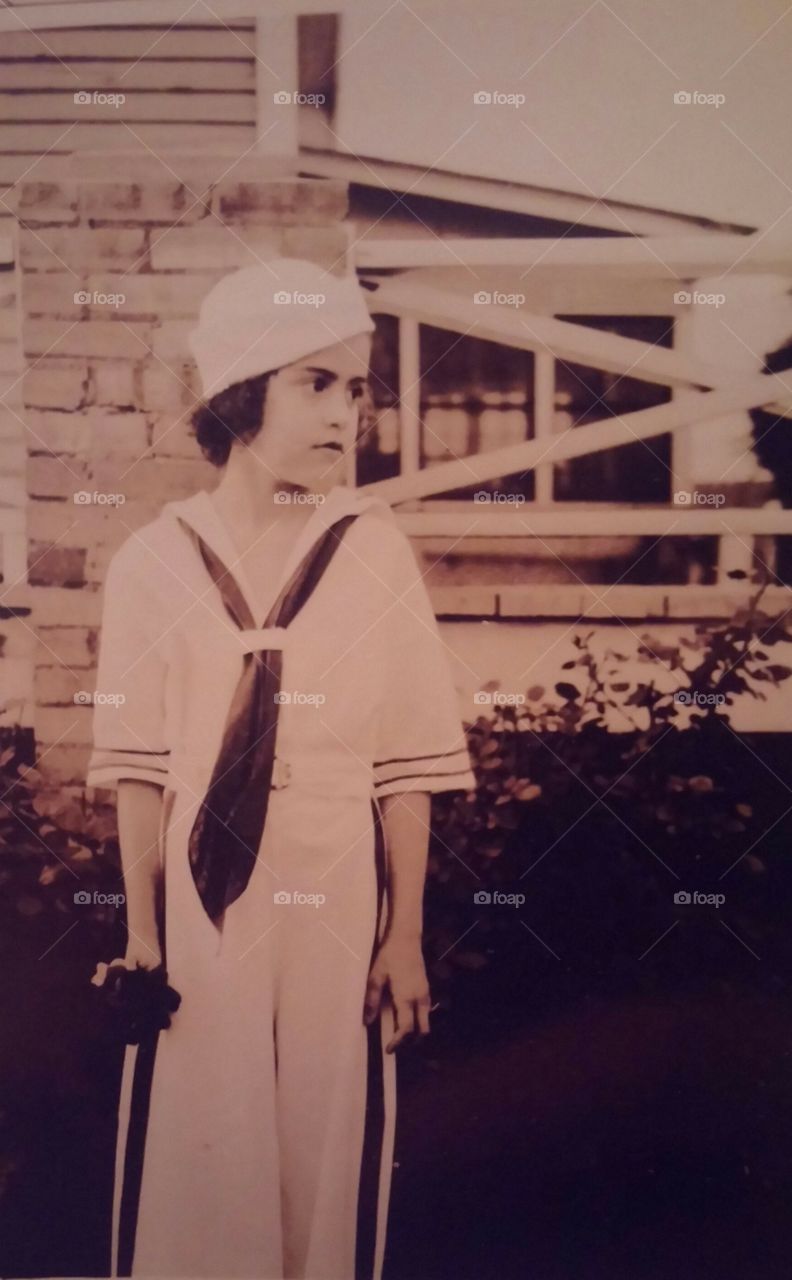 Little Sailor Girl-My Grandma In The 30's