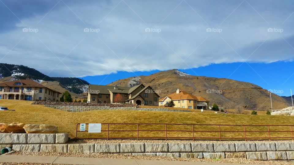 Houses in Mountains 