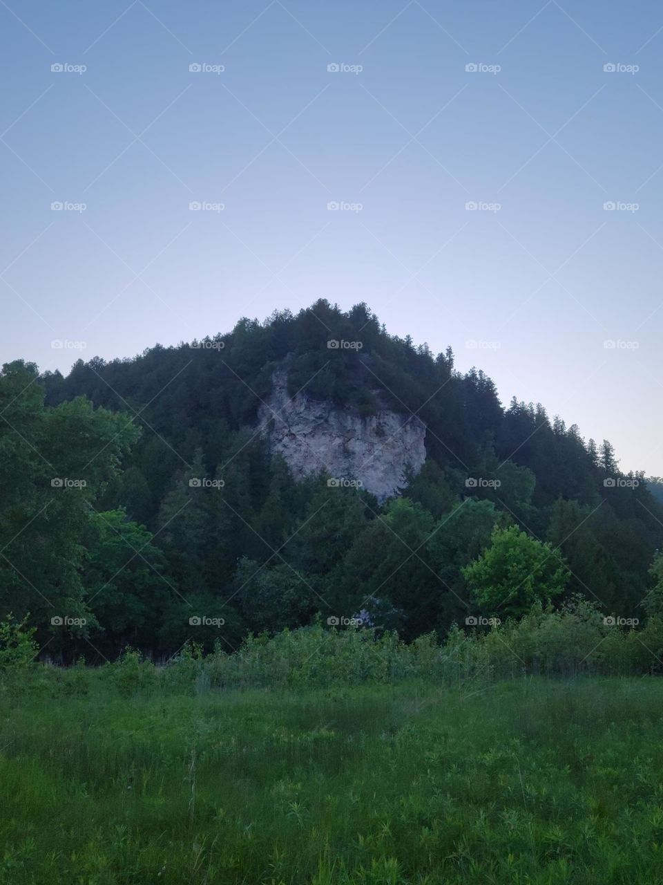 Rock side on Mackinac Island