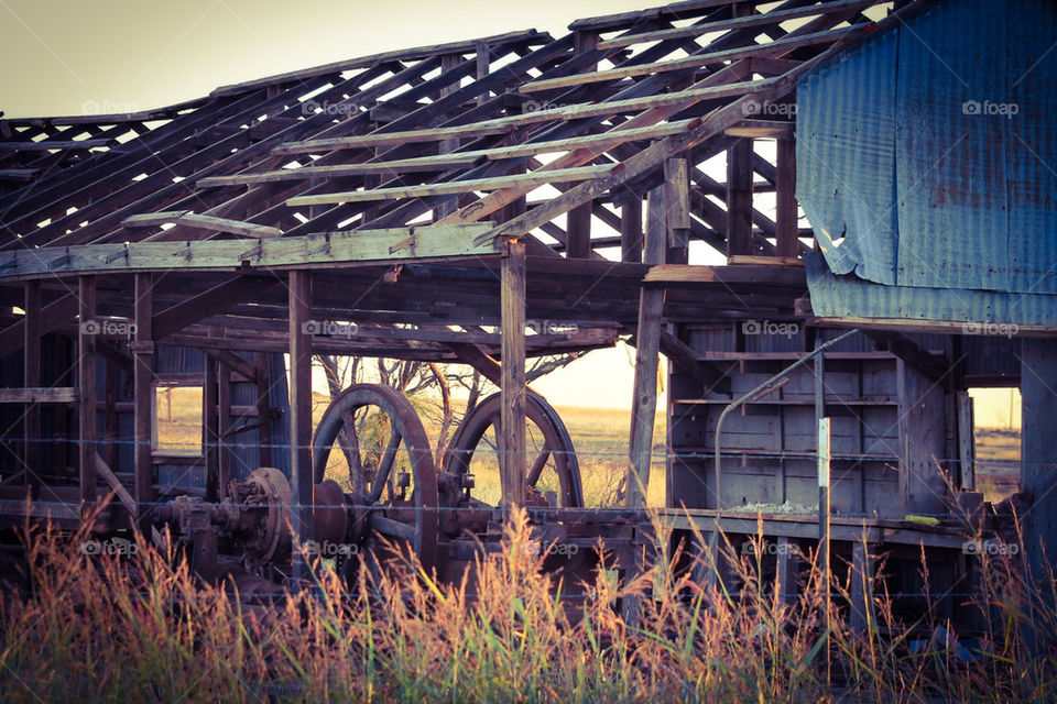 old rustic barn