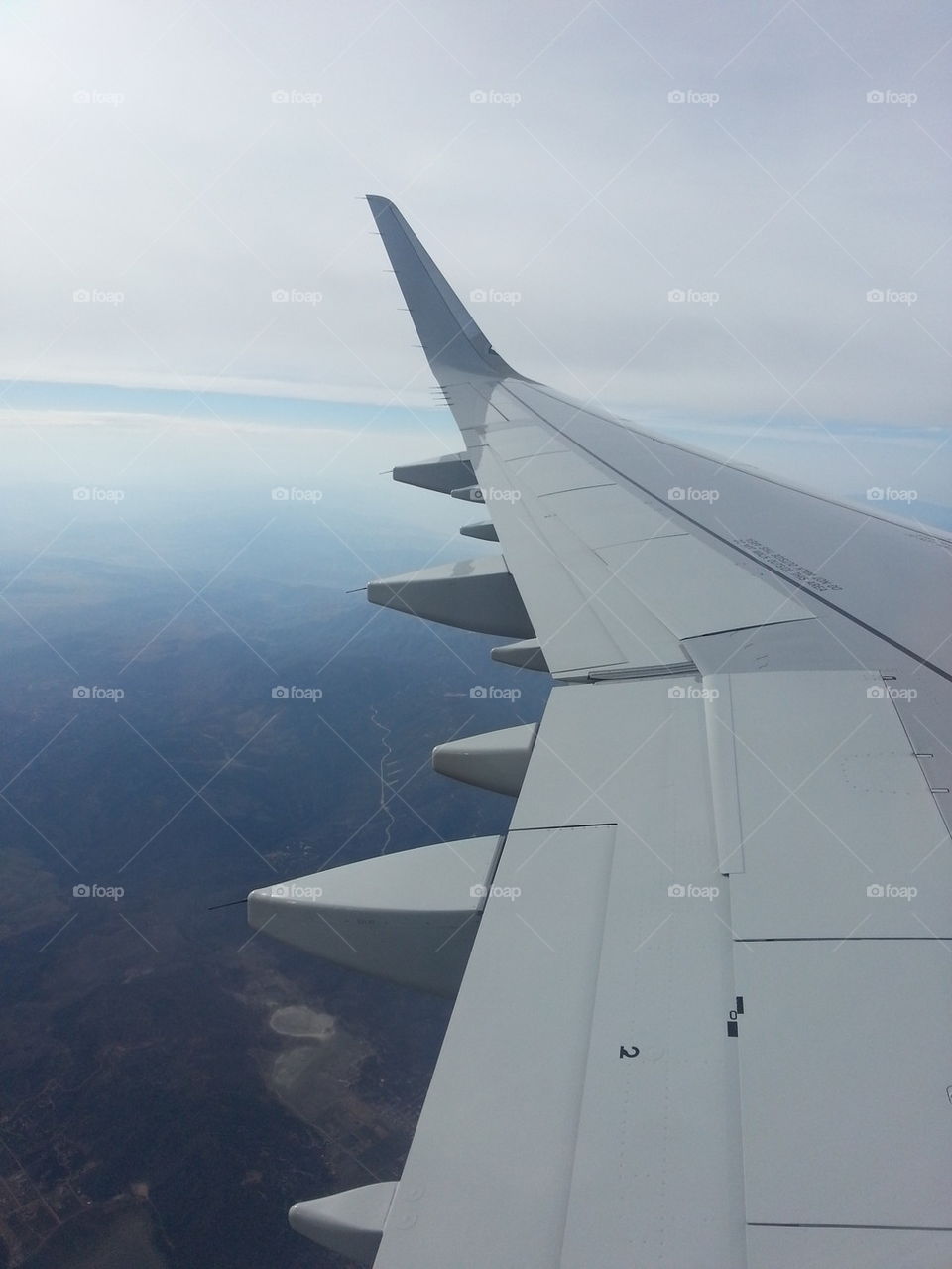 Flying over Arizona 
