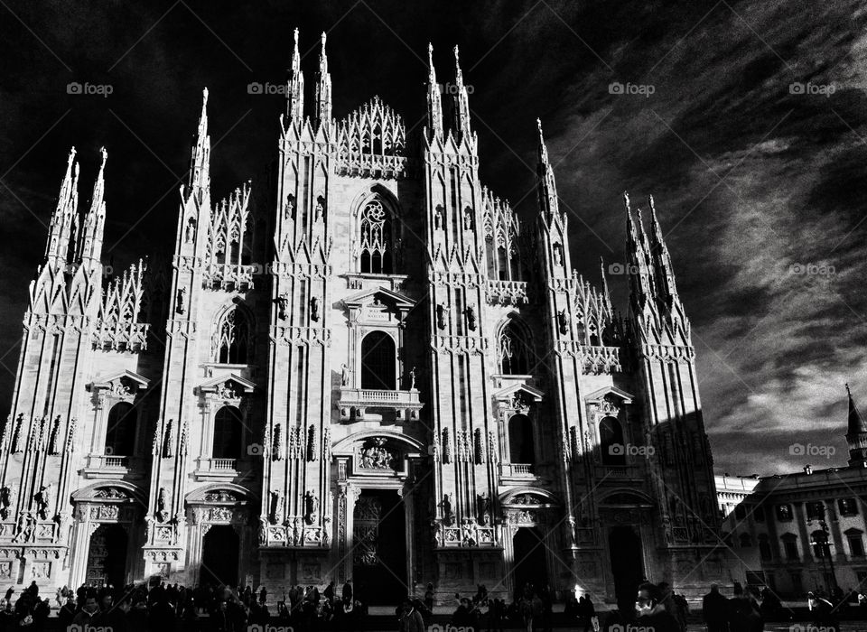 Architecture. Milan Cathedral