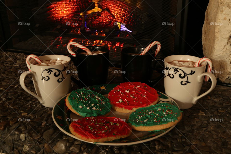 Cookies and coco. 