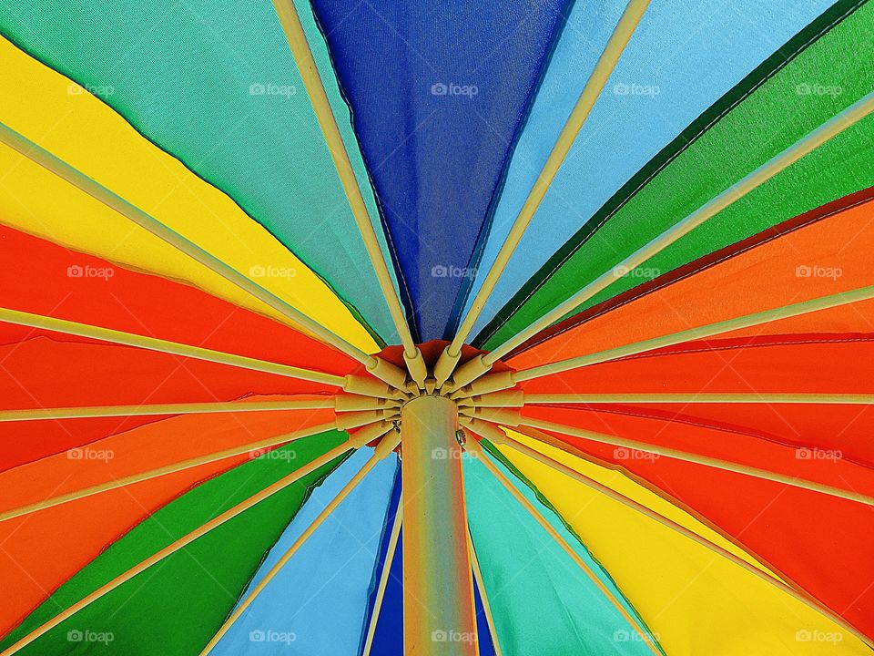 Clash of colors - A clash of colors under one umbrella 