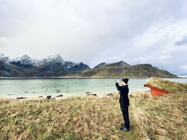 Fjord, Lofoten islands